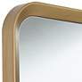 3_Stanhope Gold 23 3/4" x 36" Round Edge Rectangular Wall Mirror more views