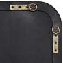 4_Stanhope Gold 23 3/4" x 36" Round Edge Rectangular Wall Mirror more views