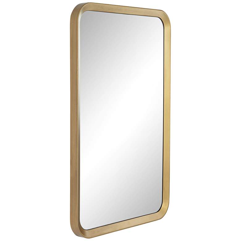 Image 6 Stanhope Gold 23 3/4" x 36" Round Edge Rectangular Wall Mirror more views