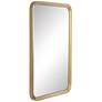 6_Stanhope Gold 23 3/4" x 36" Round Edge Rectangular Wall Mirror more views