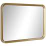 7_Stanhope Gold 23 3/4" x 36" Round Edge Rectangular Wall Mirror more views
