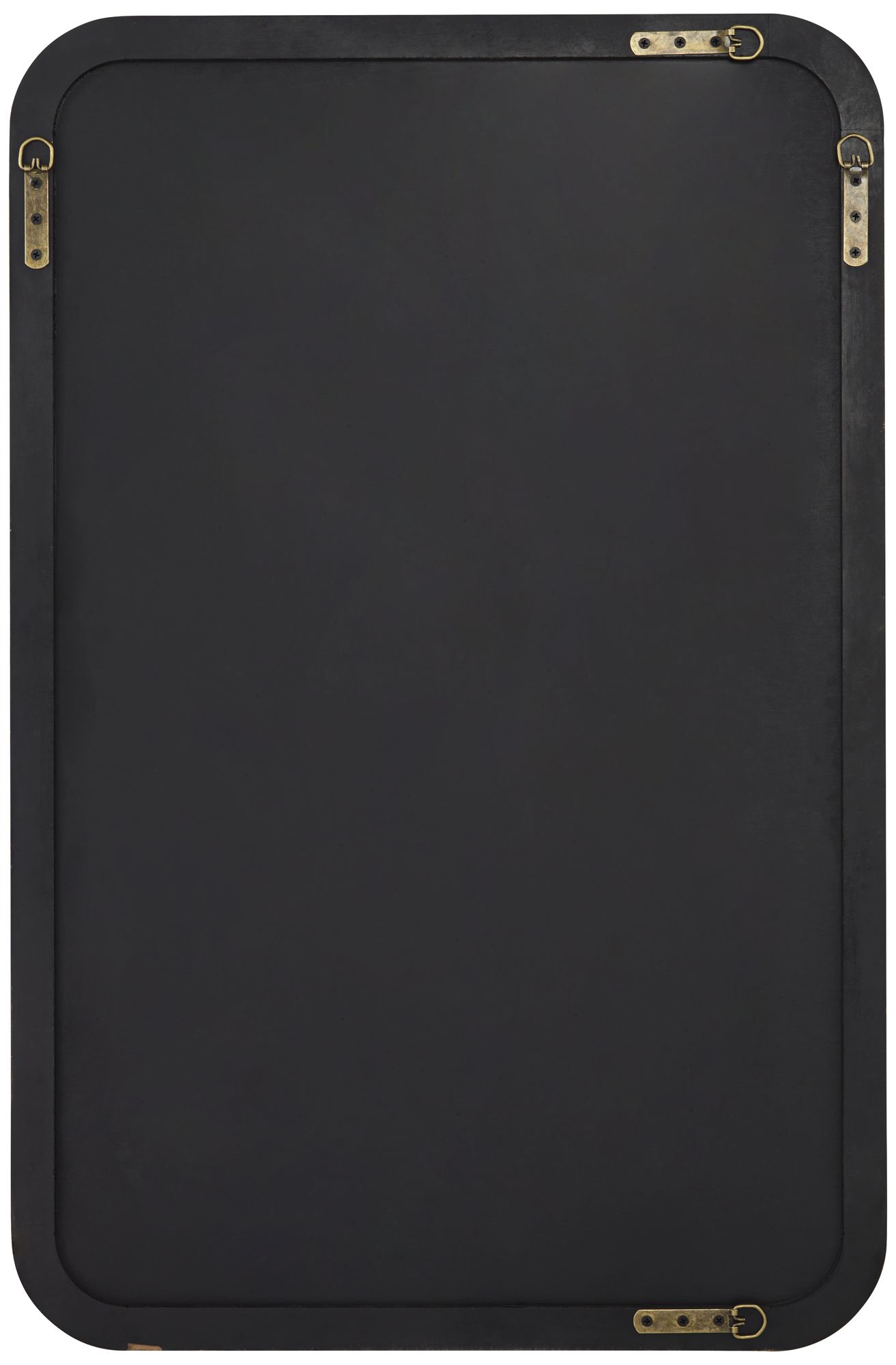 Stanhope Gold 23 3/4" x 36" Round Edge Rectangular Wall Mirror