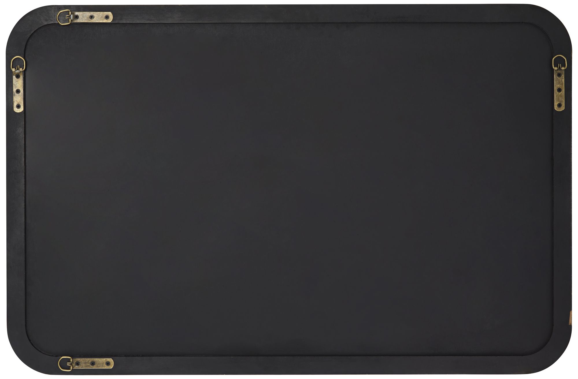 Stanhope Gold 23 3/4" x 36" Round Edge Rectangular Wall Mirror