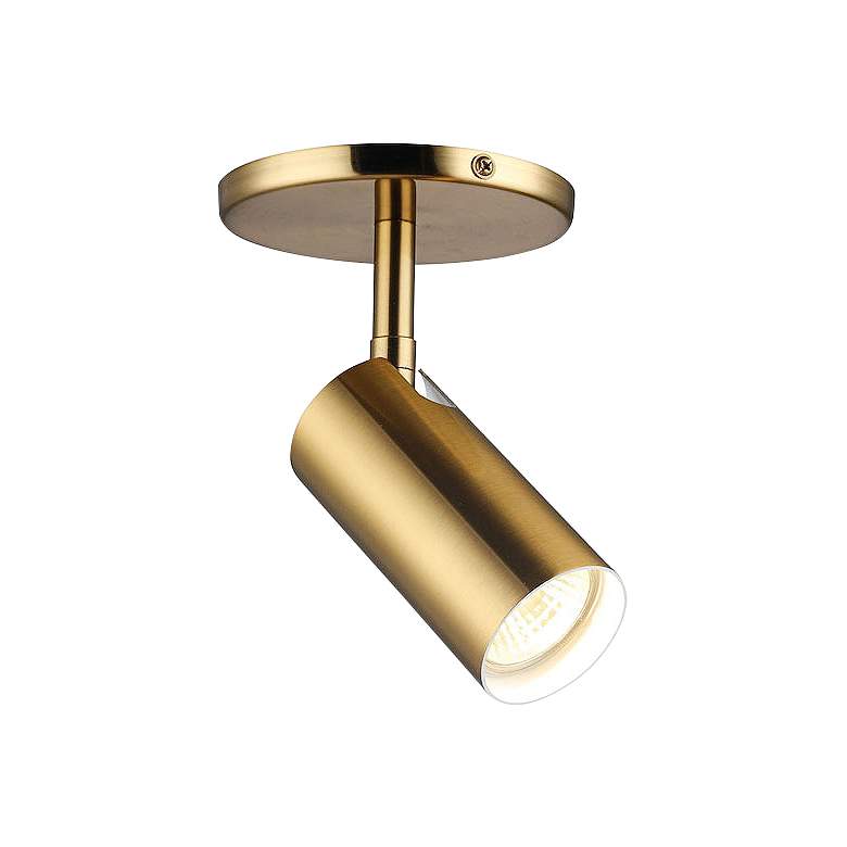 Image 1 Stanly Track Ceiling Spot Light Aged Brass
