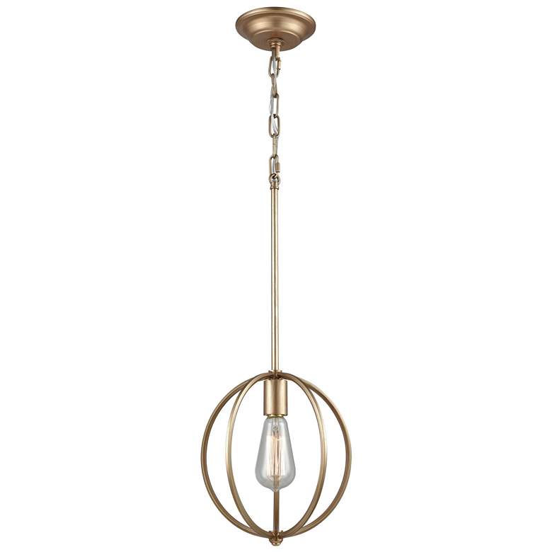 Image 1 Stanton 10 Wide 1-Light Mini Pendant Matte Gold