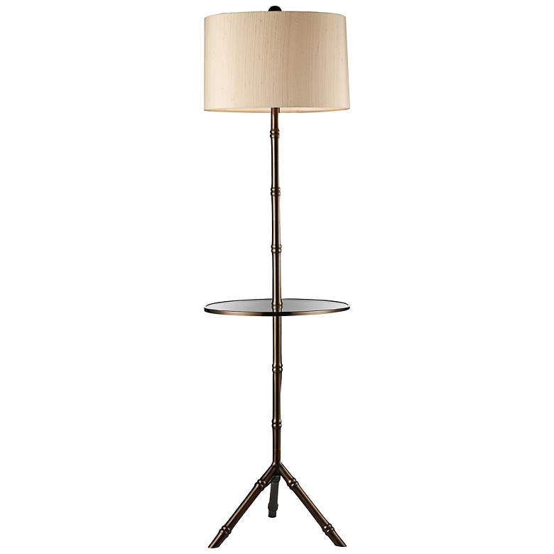 Image 1 Stanton Dunbrook Bronze Floor Lamp with Tray Table