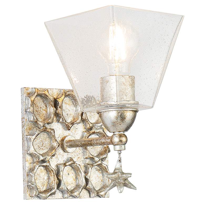 Image 1 Star 1-Light Wall Sconce In Silver
