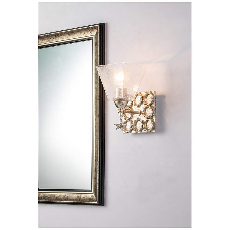 Image 1 Star 1-Light Wall Sconce In Silver