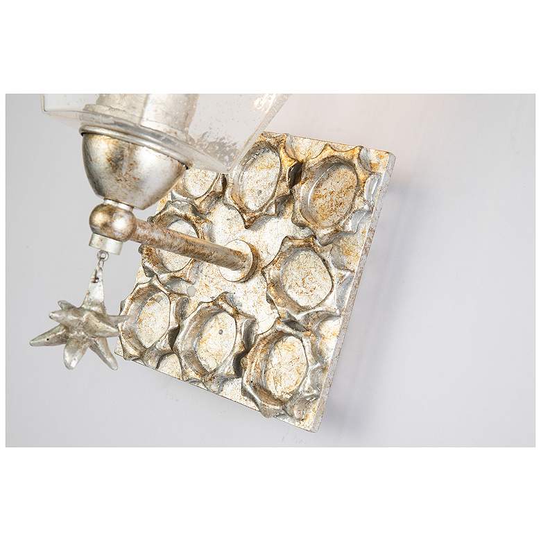 Image 4 Star 1-Light Wall Sconce In Silver more views