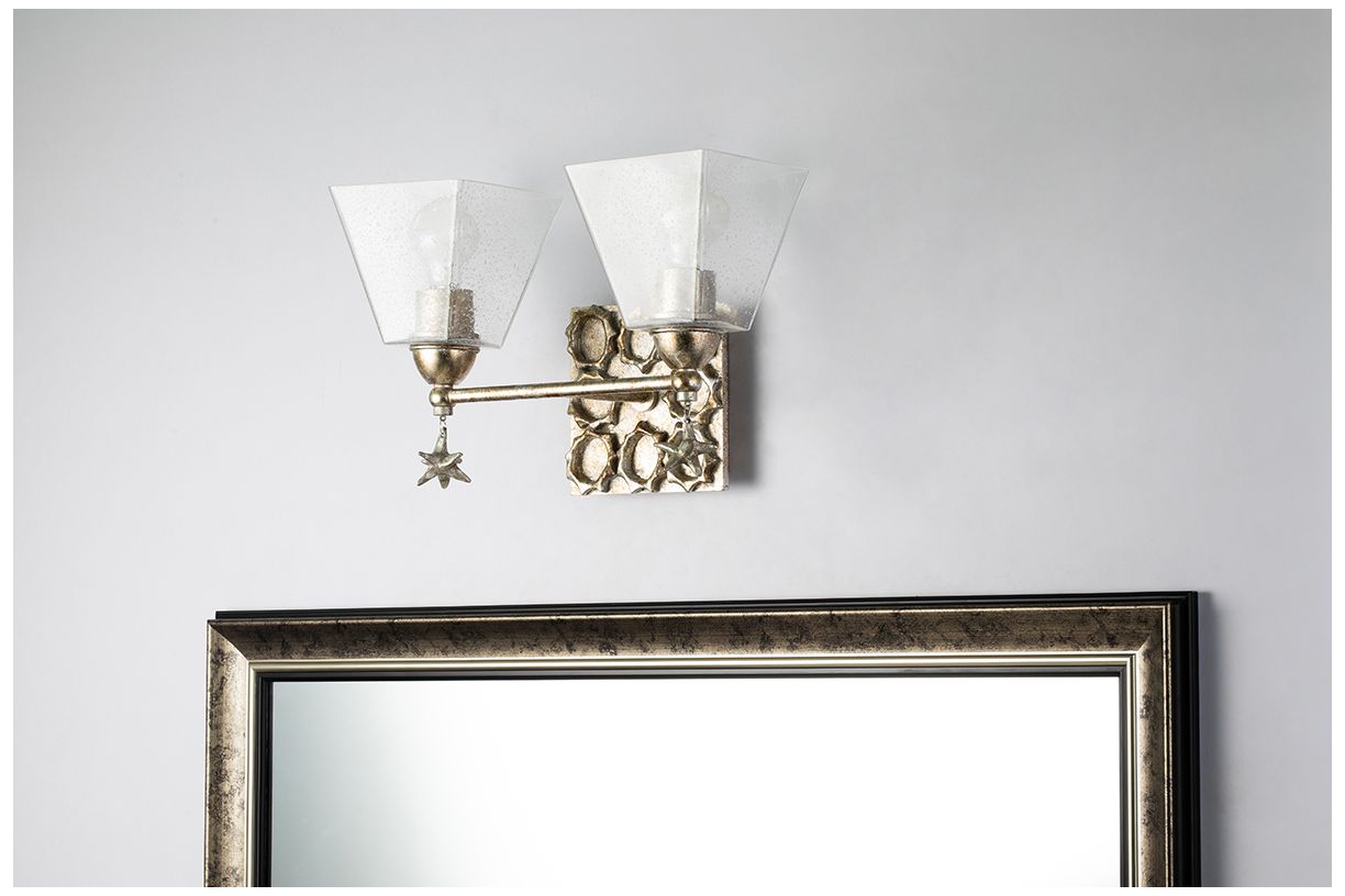 Image 5 Star 2 Light Bath Vanity In Silver more views
