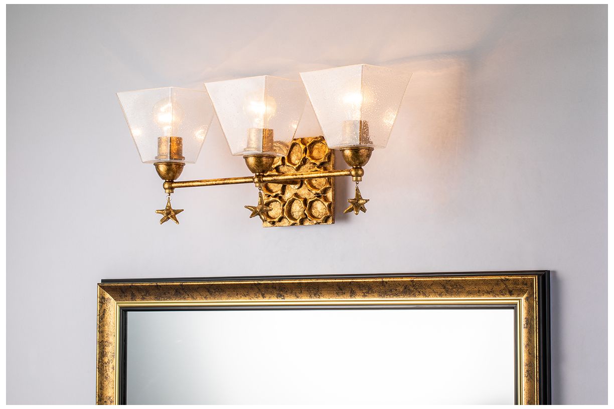 Image 4 Star 3 Light Bath Vanity In Gold more views