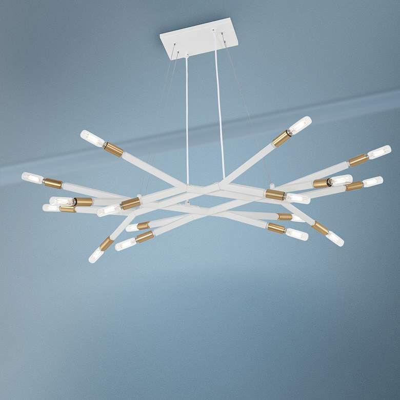 Image 1 Star Crossed 37 3/4"W LED Kitchen Island Light Chandelier