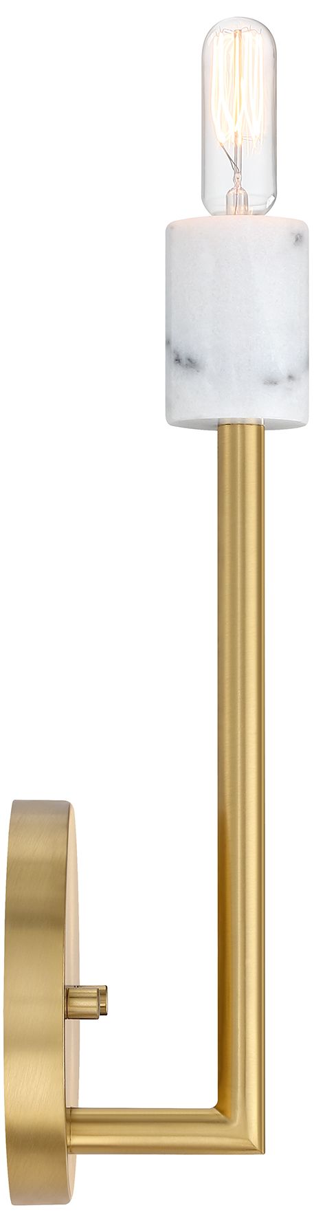 Image 4 Star Dust 5.25 in. 1-Light Brushed Gold Wall Sconce Light more views