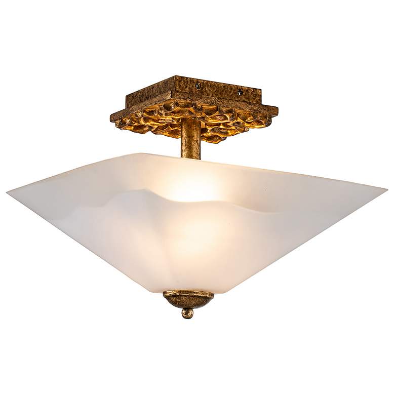 Image 1 Star Gold Flush Mount