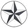 3_Star Perimeter 24"W x 24"H Hand Made Metal Wall Art Sculpture more views
