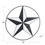7_Star Perimeter 24"W x 24"H Hand Made Metal Wall Art Sculpture more views