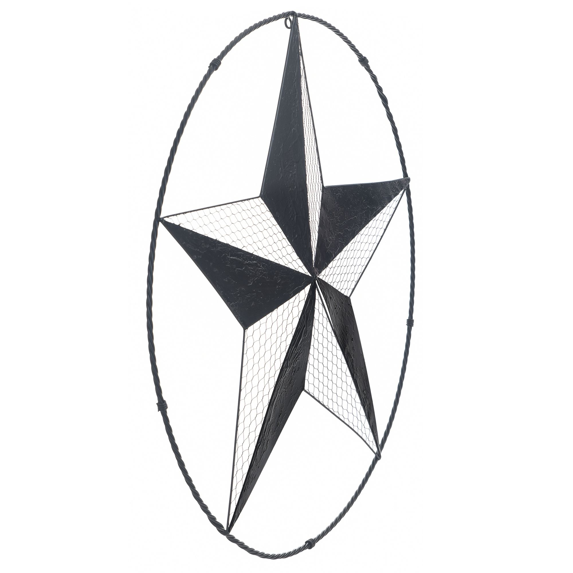 Image 2 Star Perimeter 36"W x 36"H Hand Made Metal Wall Art Sculpture more views