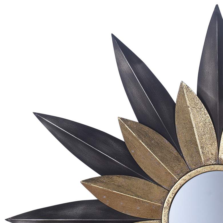 Image 2 Star Stuck Silver and Gold 32 3/4" Metal Wall Mirror more views