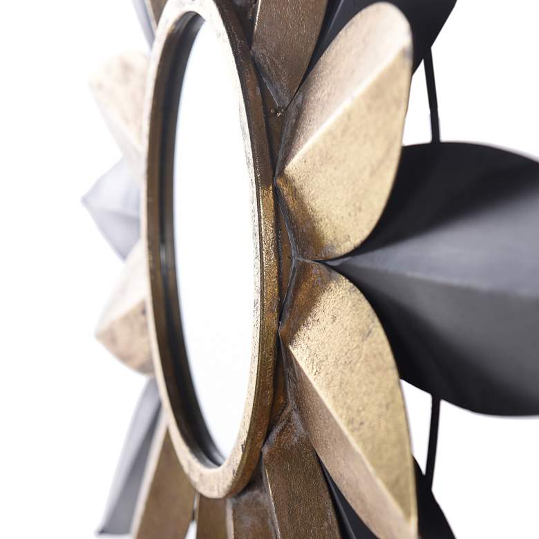 Image 3 Star Stuck Silver and Gold 32 3/4" Metal Wall Mirror more views