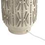 Starbird Graystone Wash Carved Vase Table Lamp
