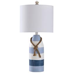 Starboard Blue Stripe Nautical Rope Table Lamp