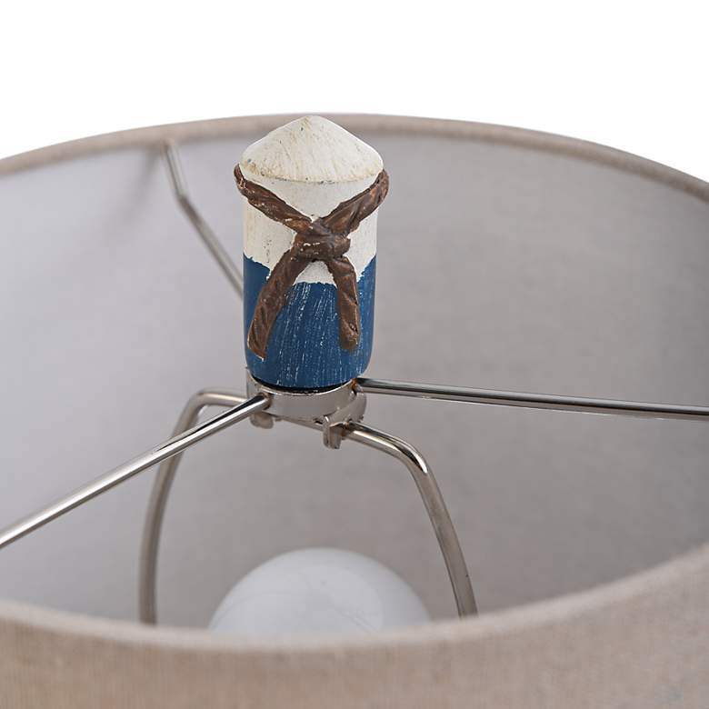 Image 4 Starboard Blue Stripe Nautical Rope Table Lamp more views