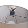 5_Starboard Blue Stripe Nautical Rope Table Lamp more views
