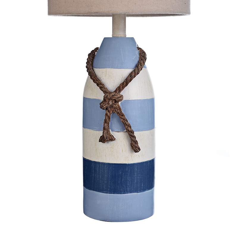 Image 6 Starboard Blue Stripe Nautical Rope Table Lamp more views