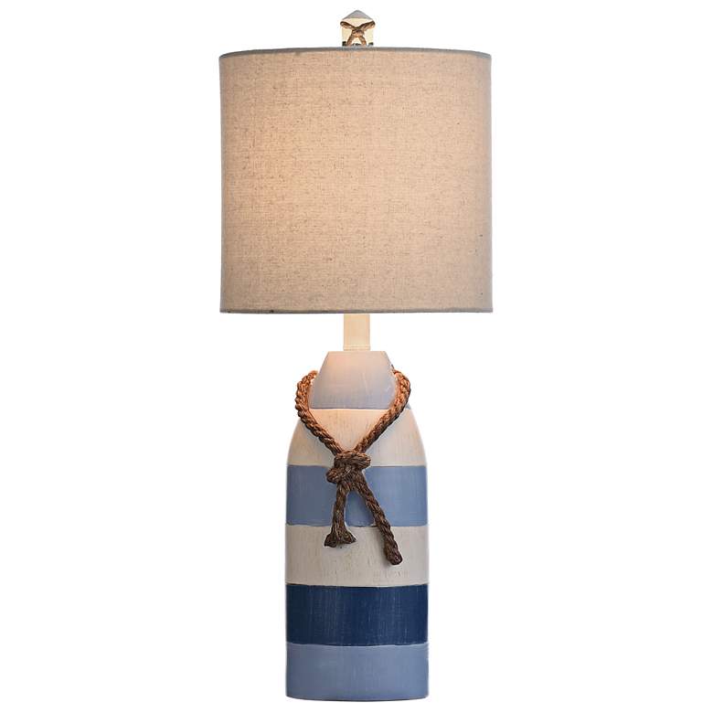Image 7 Starboard Blue Stripe Nautical Rope Table Lamp more views