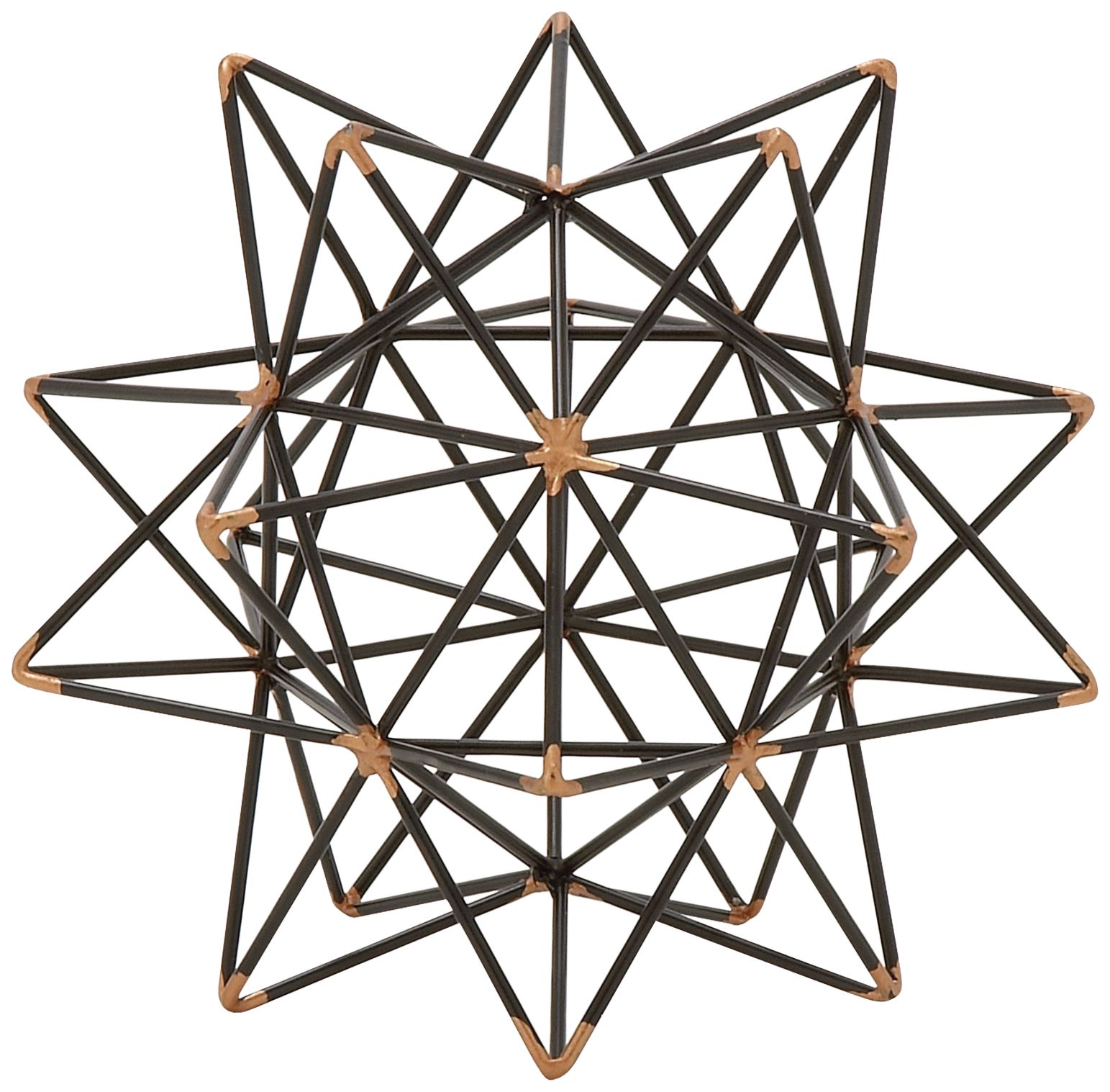 Image 2 Starbound 7" High Black Metal Geometric Figurine