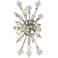 Starburst 26" High Polished Chrome 4-Light Wall Sconce