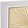Starburst 32" Wide White and Gold 2-Door Cabinet in scene