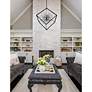3_Starburst 44"W Black and Chrome 20-Light Sputnik Chandelier more views