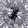 5_Starburst 44"W Black and Chrome 20-Light Sputnik Chandelier more views