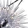 6_Starburst 44"W Black and Chrome 20-Light Sputnik Chandelier more views