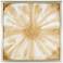 Starburst 52" Square Hand-Painted Framed Wall Art