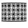 Starburst Black and White Giclee Lamp Shade 13.5x13.5x10 (Spider)