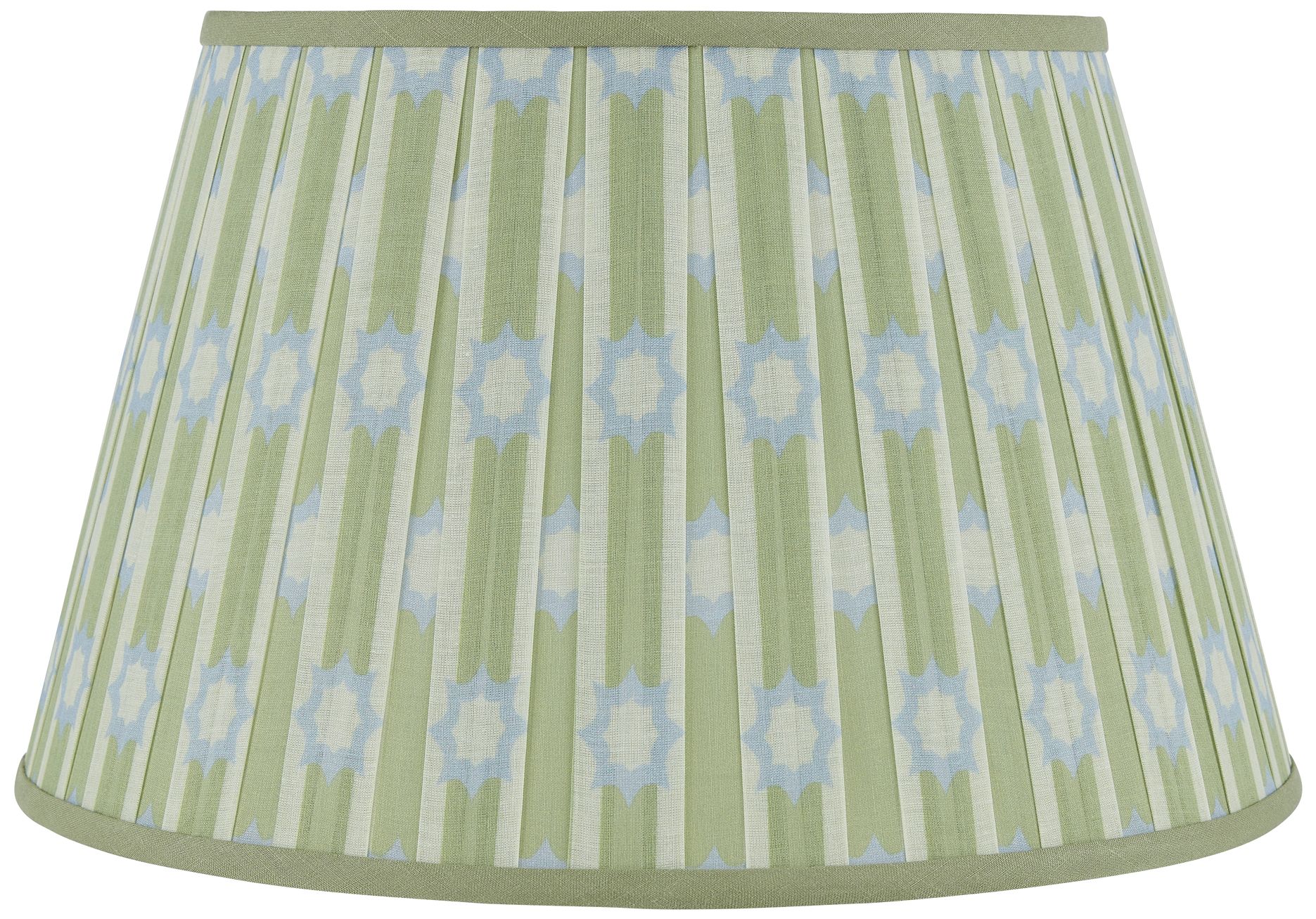 Image Starburst Blue Green Empire Lamp Shade 10x14x10 (Spider)