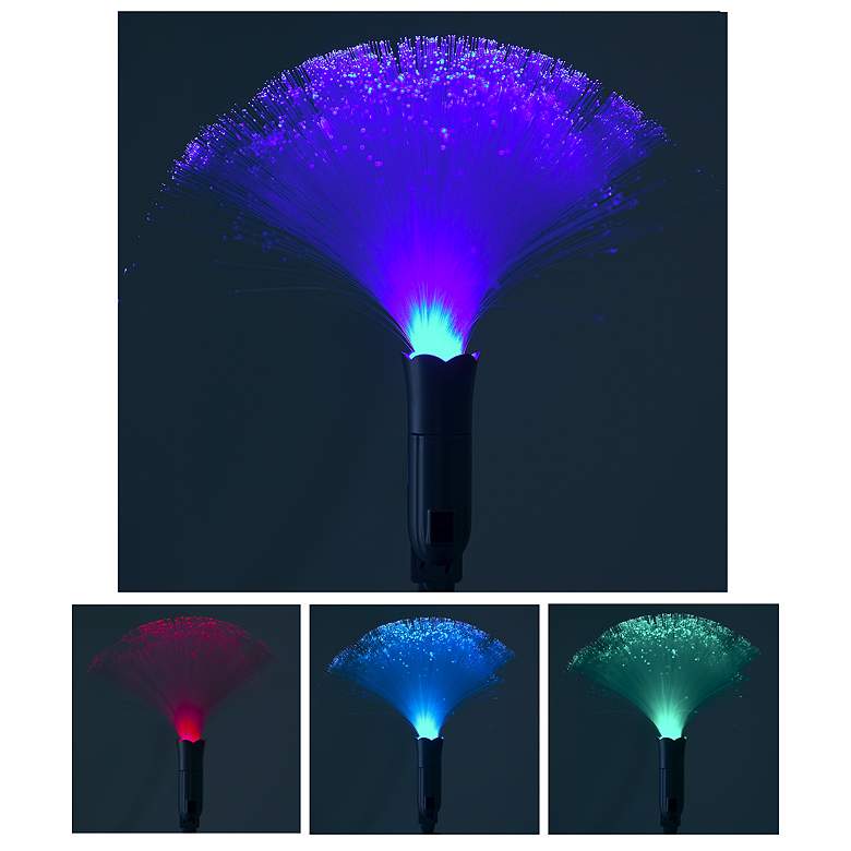 Image 1 Starburst Fiber Optic LED Night Light