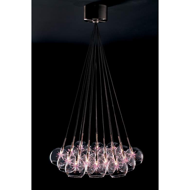 Image 1 Starburst Nineteen Light Globe Chandelier