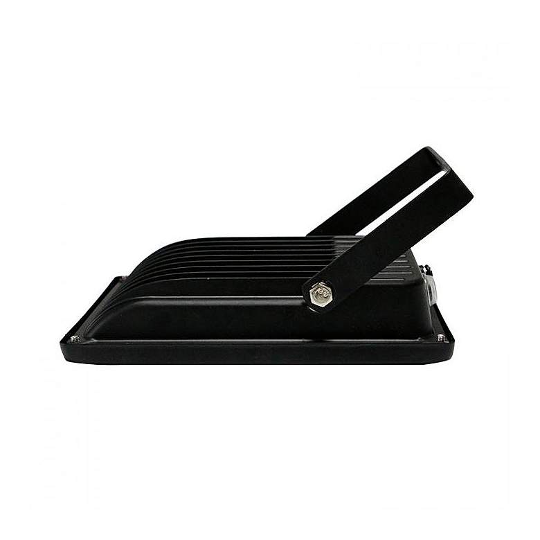 Image 4 Stardex 7" High Black Dusk-to-Dawn Solar LED Flood Light more views