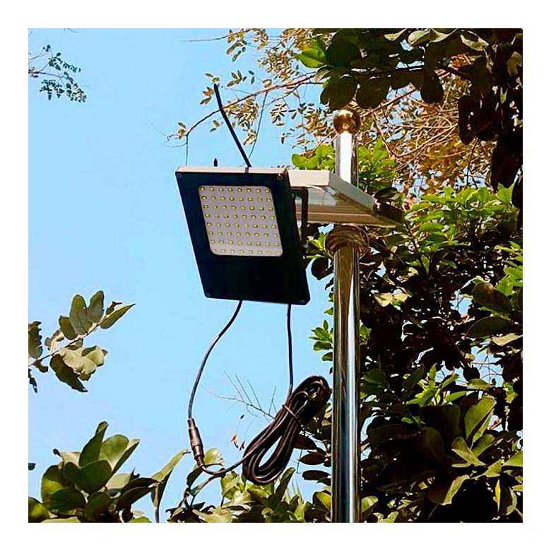 Image 7 Stardex 7" High Black Dusk-to-Dawn Solar LED Flood Light more views