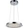 Stardust 12 1/4"W Chrome and Crystal LED Pendant Light