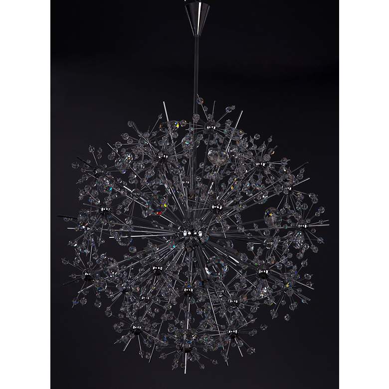 Image 3 Starfire 18-Light 32" Wide Polished Chrome Chandelier more views
