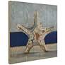 Starfish by the Sea 24" Square Giclee Printed Wood Wall Art
