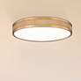 1_Stari 20 3/4" Wide Modern Gold LED Ceiling Light
