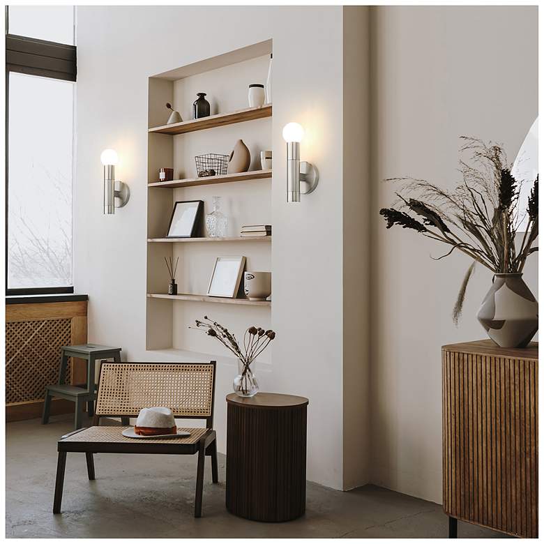 Image 2 Stari by Z-Lite Brushed Nickel 1 Light Wall Sconce more views