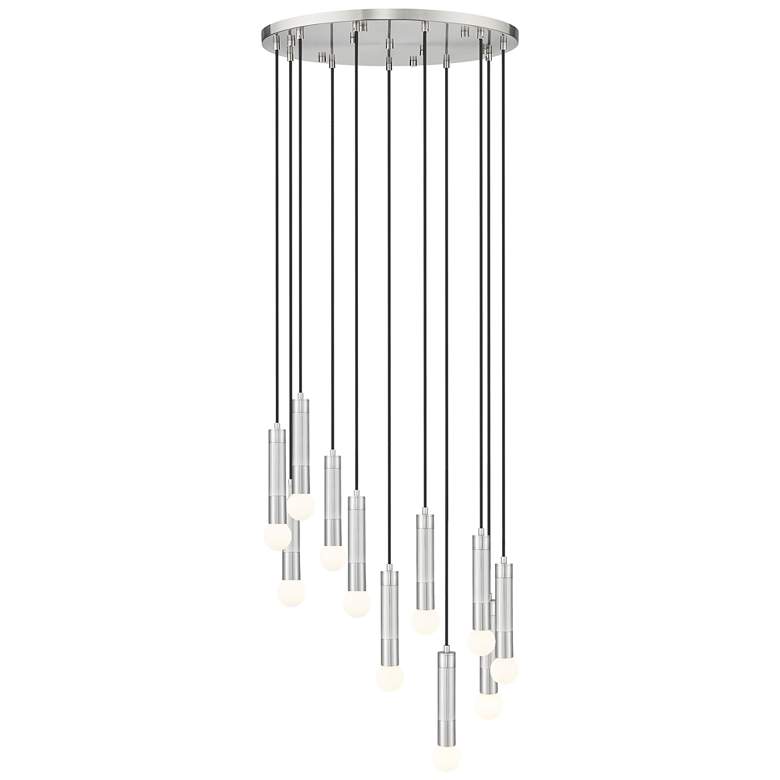Image 1 Stari by Z-Lite Brushed Nickel 11 Light Chandelier