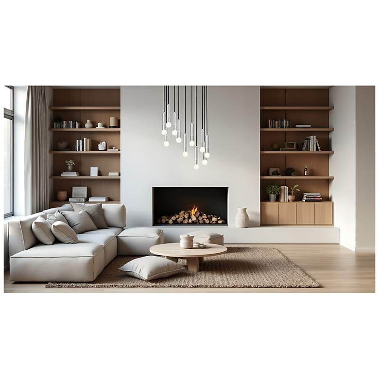 Image 3 Stari by Z-Lite Brushed Nickel 11 Light Chandelier more views