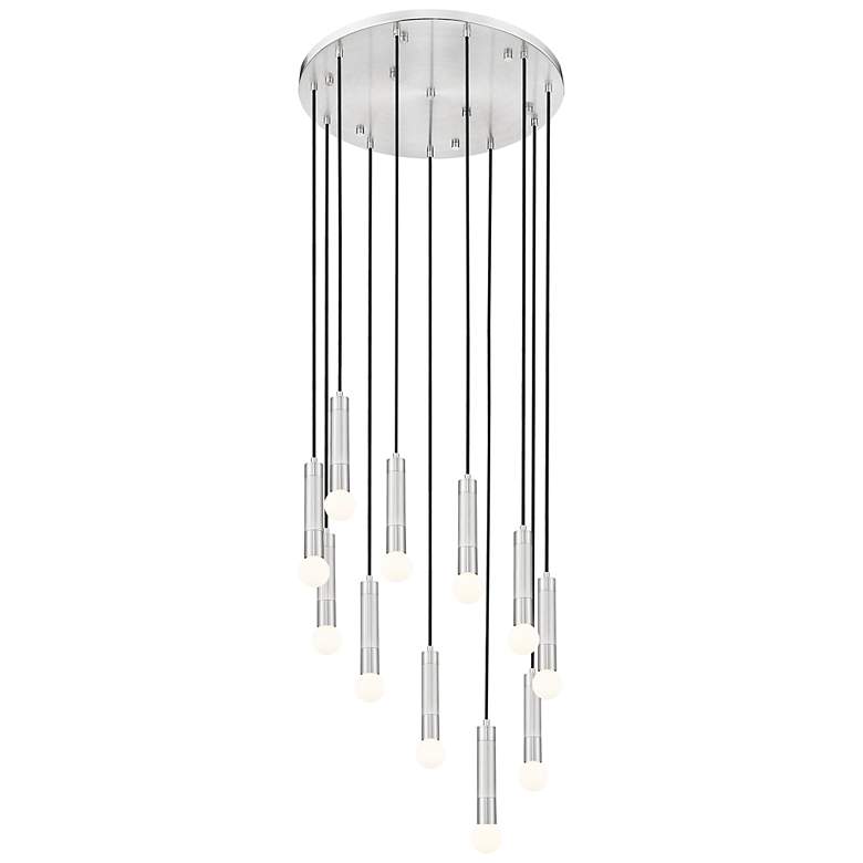 Image 4 Stari by Z-Lite Brushed Nickel 11 Light Chandelier more views